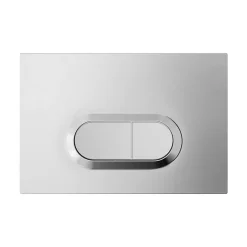 Plaque de chasse d'eau chrome GoodHome