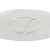 Plaque de commande - OLli - blanche - Double débit 3/6 L