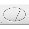 Plaque de commande double touche, Blanc (M70)
