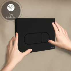Plaque de commande VITRA Root Round Noir mat