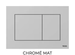 Plaque de commande WC série NOW - Couleur : CHROME BRILLANT
