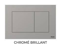 Plaque de commande WC série NOW - Couleur : CHROME BRILLANT