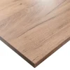 Plateau laminé chêne craft 68 x 68 cm pour bureau, table, table basse