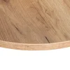 Plateau laminé chêne craft rond, diamètre 68 cm, pour bureau, table, table basse