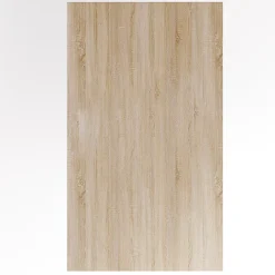 Plateau laminé chêne sonoma 138 x 68 cm pour bureau, table, table basse