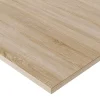 Plateau laminé chêne sonoma 68 x 68 cm pour bureau, table, table basse