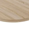 Plateau laminé chêne sonoma rond, diamètre 90 cm, pour bureau, table, table basse