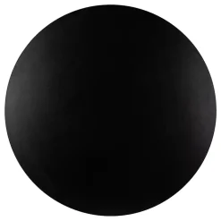 Plateau laminé noir rond, diamètre 50 cm, pour bureau, table, table basse