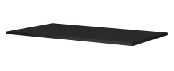 Plateau pour armoire de salle de bain, couleur: Noir, dimensions: 160 x 45 x 1,6 cm