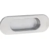 Poignée cuvette ovale encastrée nickel brossé, réf. 3922/002 - encastrement 102x26x11 mm