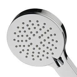 Poignée de douche manuelle 3 positions ALAS ronde finition chrome brillant en ABS Kibath