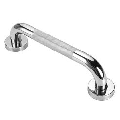 Poignée de sécurité antidérapante de 30 cm avec finition chromée polie en acier inoxydable Kibath