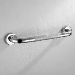 Poignée de sécurité antidérapante de 30 cm avec finition chromée polie en acier inoxydable Kibath