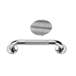 Poignée de sécurité antidérapante de 30 cm avec finition chromée polie en acier inoxydable Kibath