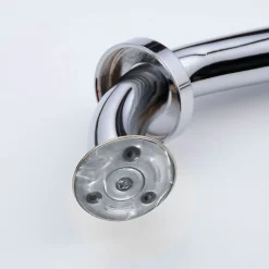 Poignée de sécurité lisse de 25 cm, finition chromée polie, en acier inoxydable Kibath