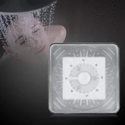 Pommeau de douche à LED 7 couleurs, bain-marie lumineux et romantique