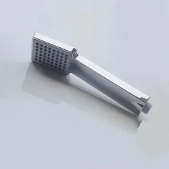 Pommeau de douche carré grand diamètre exquis simple haut de gamme argent haute pression économie d'eau