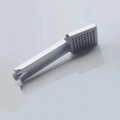 Pommeau de douche carré grand diamètre exquis simple haut de gamme argent haute pression économie d'eau