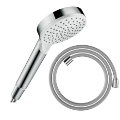 Pommeau de douche HANSGROHE Crometta + Flexible Designflex 160 cm chromé