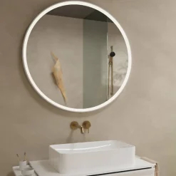 Pommeau de douche HANSGROHE Pulsify Select EcoSmart 105 3 jets relaxation + Flexible 160 cm Isiflex Bronze brossé