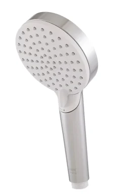 Pommeau de douche Hansgrohe Crometta 2 jets coloris blanc et chrome en plastique ABS et polypropylène