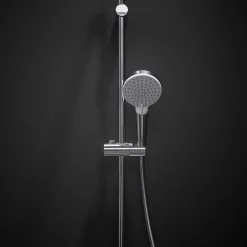 Pommeau de douche Hansgrohe Crometta 2 jets coloris blanc en plastique ABS et polypropylène