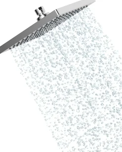 Pommeau de douche pluie carré 10 pivotant