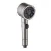 Pommeau de douche universel avec filtre, 3 modes de pulvérisation et bouton pause