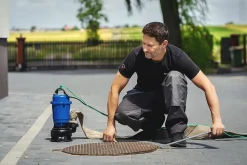 Pompe À Eaux Usées Avec Déchiqueteur WQD 550W Vert Geko