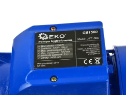 Pompe Autoamorçante JET100S 1100 W pour Eau Claire Jardin