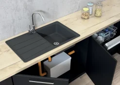 Pompe de relevage pour cuisine et boinderie PLANUS GEBERIT INSTALLED modèle Geyser , 100 C, 2 entrées