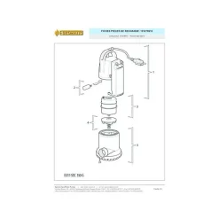 Pompe flotteur intégré SDC 550G
