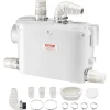 Pompe macératrice 500W, 6600 L h, ht. manométrique 8 m, 3 entrées eau, eaux usées.