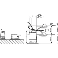 Pompe submersible de relevage des eaux usées - AP3540 - Grundfos