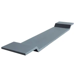 Pont de baignoire en fonte minérale PB4208 - 85x16cm - Gris mat
