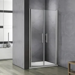 Porte De Douche Battante 75x197cm Porte De Douche Installation En Niche Ouverte Vers L'intérieur Ou L'extérieur