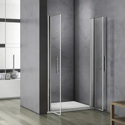 Porte De Douche Battante 75x197cm Porte De Douche Installation En Niche Ouverte Vers L'intérieur Ou L'extérieur