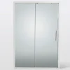 Porte de douche coulissante Cooke & Lewis Zilia verre fumé 140 cm