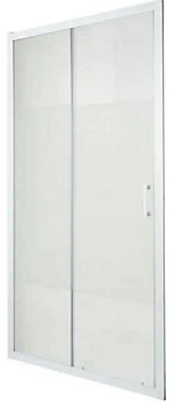 Porte de douche coulissante Cooke & Lewis Onega sérigraphié 120 cm