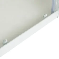 Porte de douche coulissante Cooke & Lewis Onega sérigraphié 100 cm