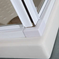 Porte De Douche Extensible 80-90 Cm Profile Blanc En Aluminium Erice