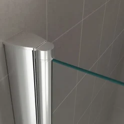 Porte de douche GINA H.195 réglable de 104 à 108 cm verre 6 mm transparent - Saniverre