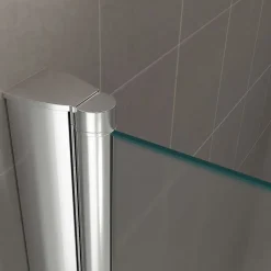 Porte de douche GINA H.180 réglable de 76 à 80 cm verre 6 mm opaque - Saniverre