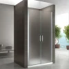 Porte de douche KAYA H.185 réglable de 86 à 89 cm verre 6 mm opaque - Saniverre