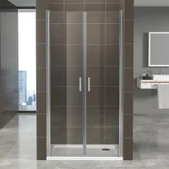 Porte de douche KIMI H.180 largeur réglable 70 à 73 cm verre transparent - Saniverre