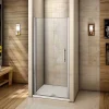 Porte de douche pivotante 70cm en 6mm verre anticalcaire Installation en niche Hauteur 197cm