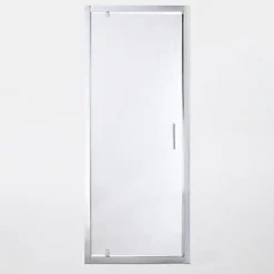 Porte de douche pivotante Cooke & Lewis Onega transparente 80 cm