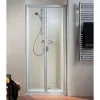 Porte de douche pliante 80 cm blanc, Schulte Phoenix