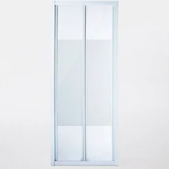 Porte de douche pliante Cooke & Lewis Onega sérigraphié 90 cm