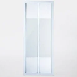 Porte de douche pliante Cooke & Lewis Onega sérigraphié 80 cm
